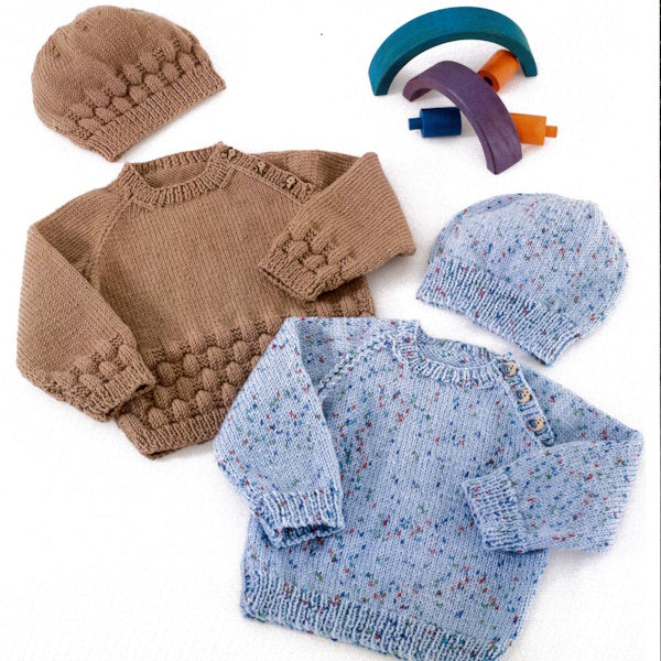 K375 Raglan Sweater and Hat