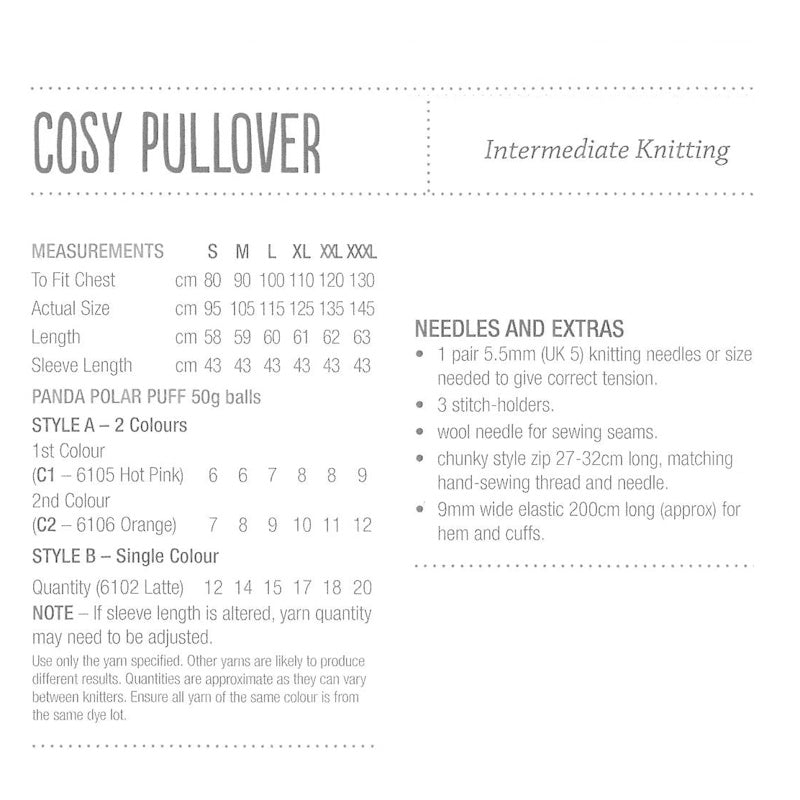 Cosy Pullover in Polar Puff