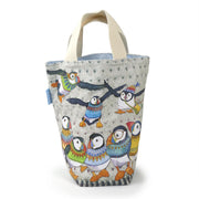 Small Bucket Bag - Woolly Puffins