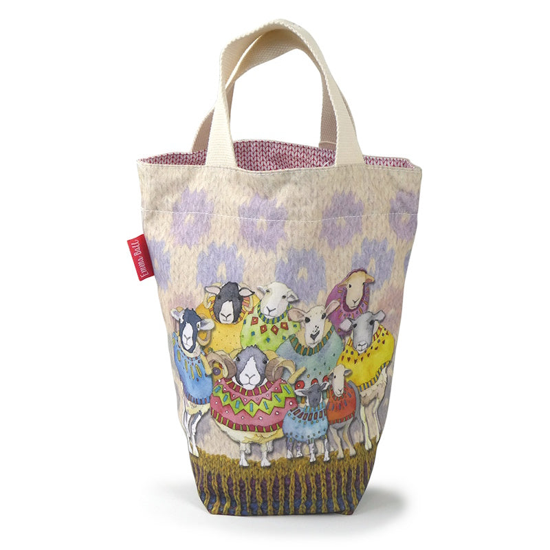 Small Bucket Bag - Sheep in Sweaters
