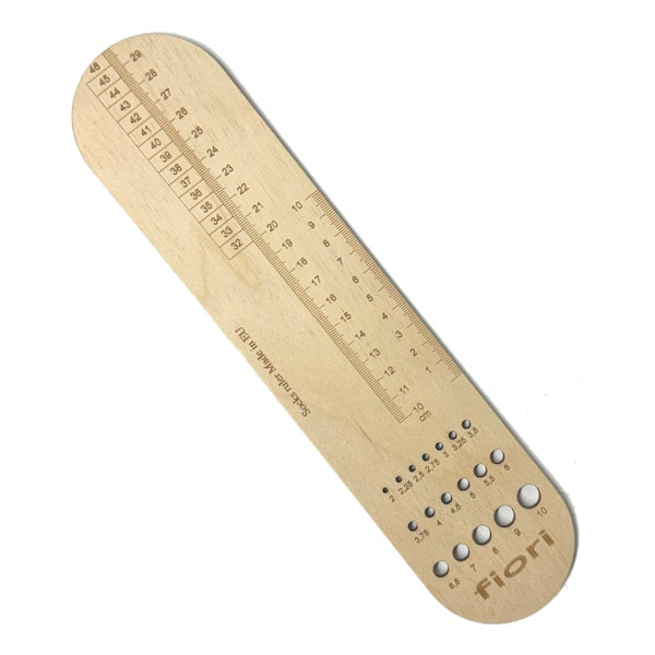 Sock Ruler & Needle Gauge