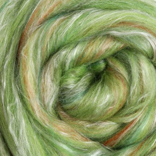 Merino Silk Slivers - Avocado