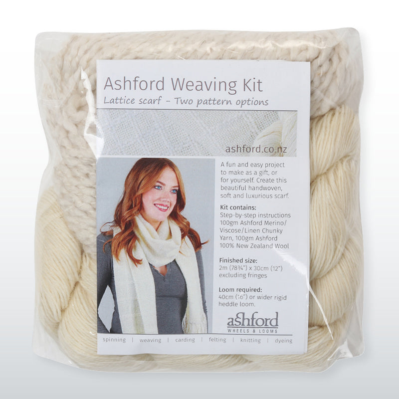 Lattice Scarf Weaving Kit