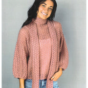 Lace Sweater and Scarf