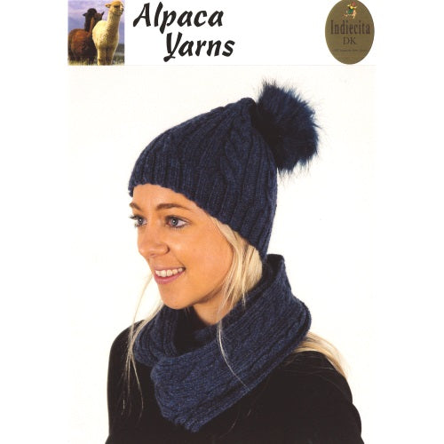 Cabled Beanie and Cowl