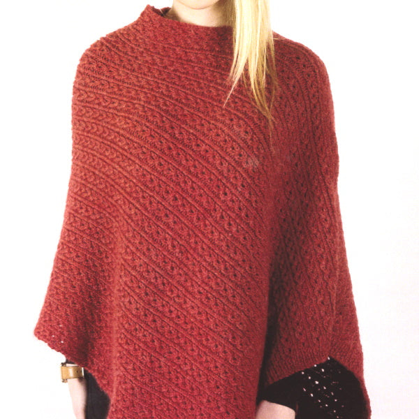 Twisted Rib Poncho