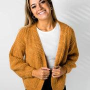 Mock Rib Cardigan