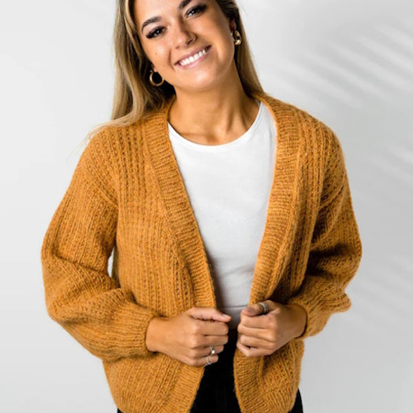 Mock Rib Cardigan