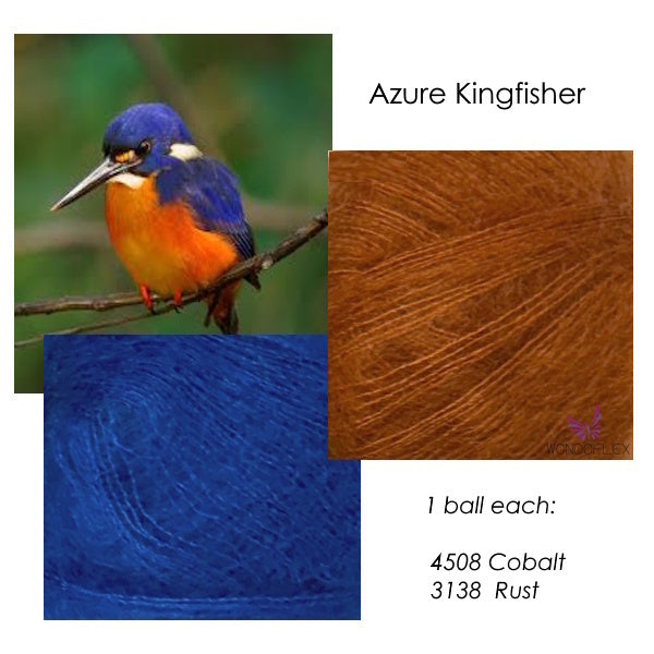 Vivienne Cowl Kit - Azure Kingfisher