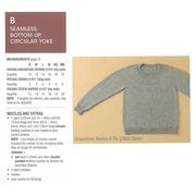 B Seamless, Bottom Up, Circular Yoke