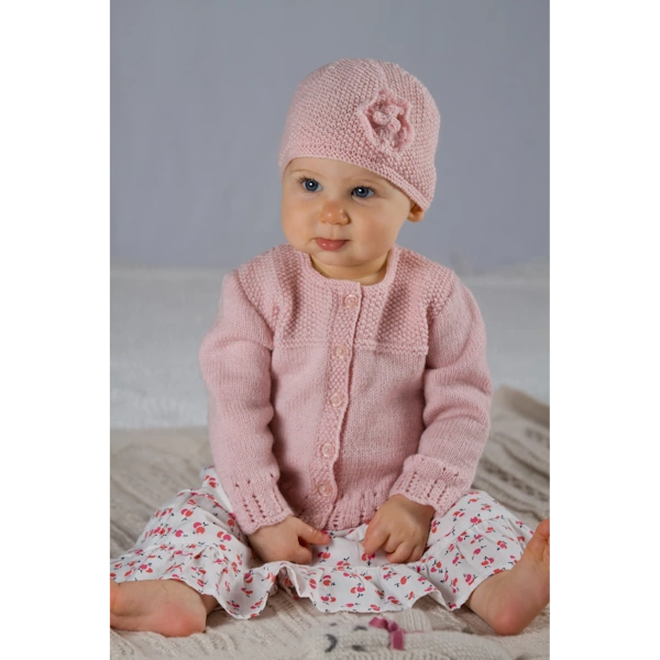 Abigail Cardi and Hat