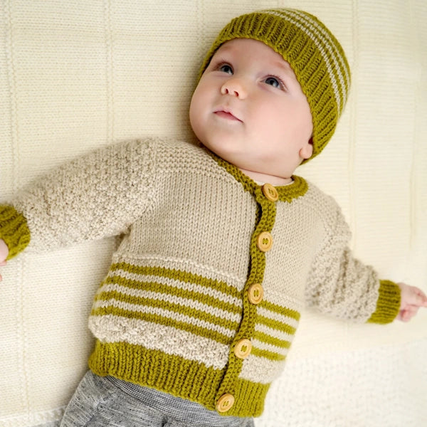 Eden Cardi and Beanie