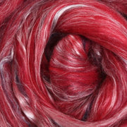 Merino Silk Slivers - Berries