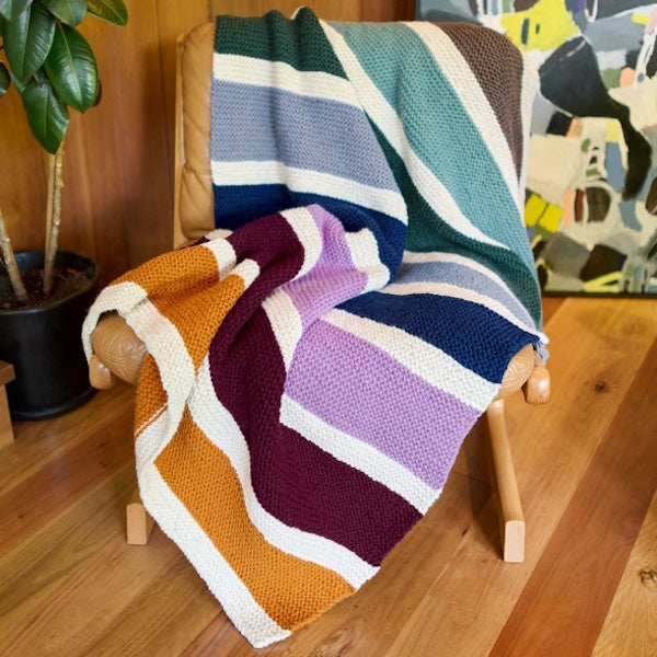 Chunky Garter Throw
