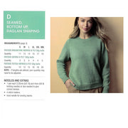 D Seamed, Bottom Up, Raglan Shaping