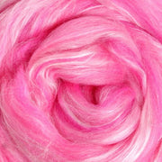Merino Silk Slivers - Flamingo