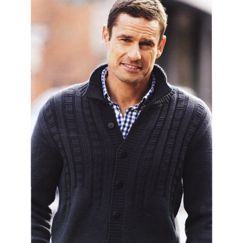 3.  Textured Yoke Cardigan