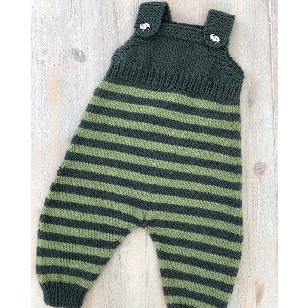 Striped Overalls