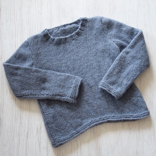 Sweater with Shaped Lower Edge