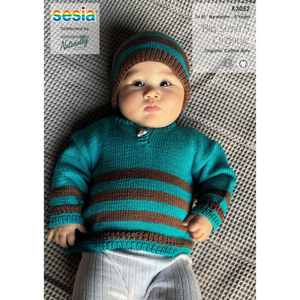 Striped Sweater and Hat