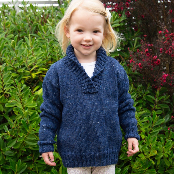 Shawl Neck Jumper for Children
