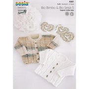 Cardigan with Cable Panels