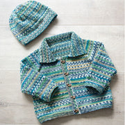 Raglan Cardigan and Hat