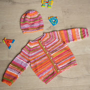 Raglan Cardigan and Hat