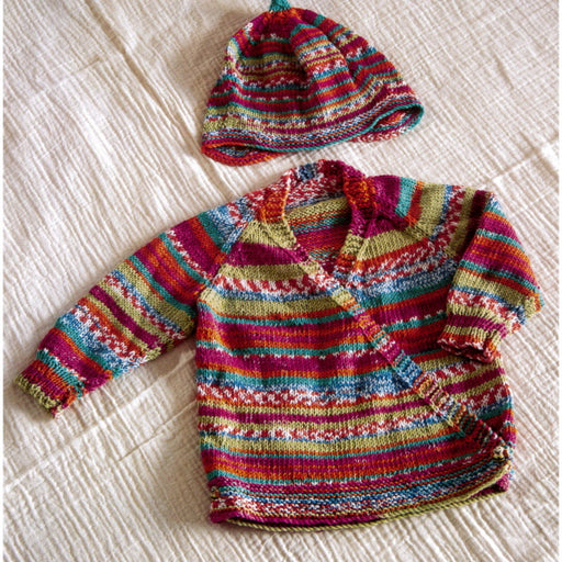 Crossover Cardigan and Hat