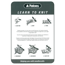 Learn to Knit Leaflet