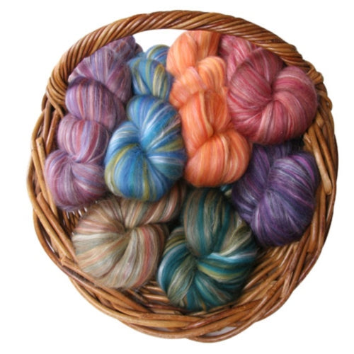Merino Silk Slivers