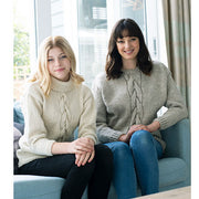 Centre Front Cable Sweater