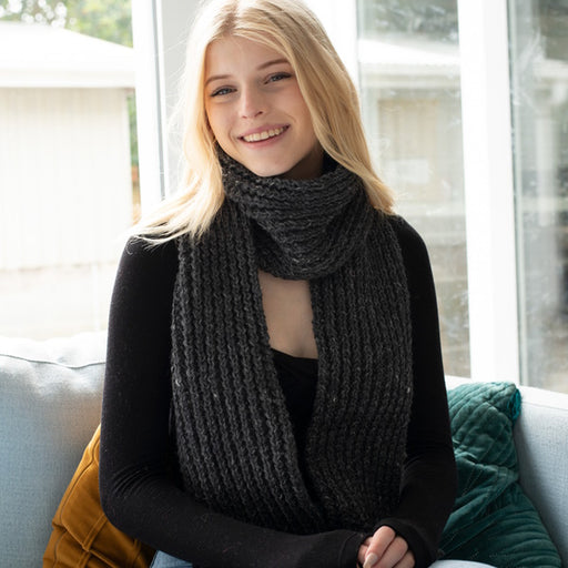 Offset Rib Scarf