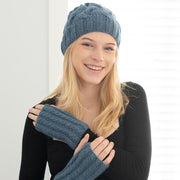 Cabled Beanie and Beanie