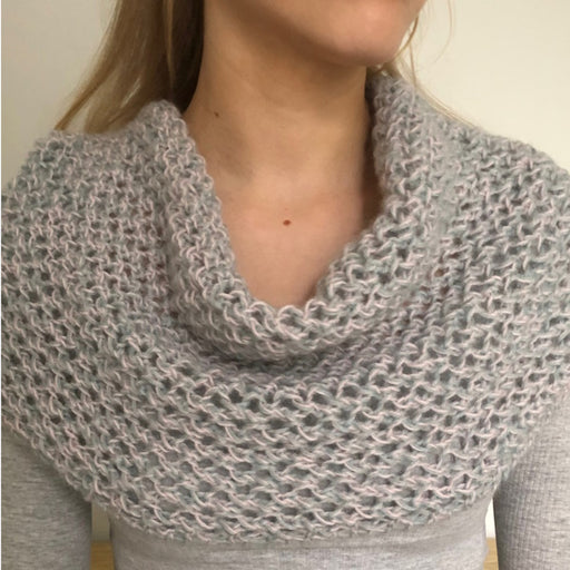Two Tone Lacey Cowl