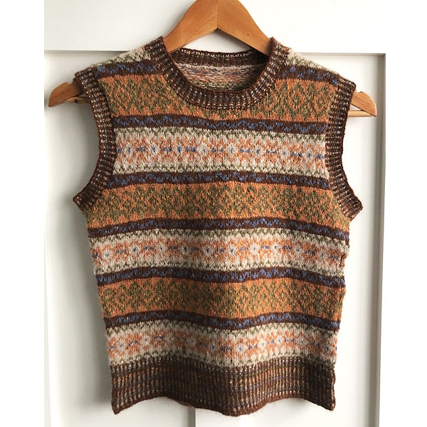 Fair Isle Crew Neck Vest