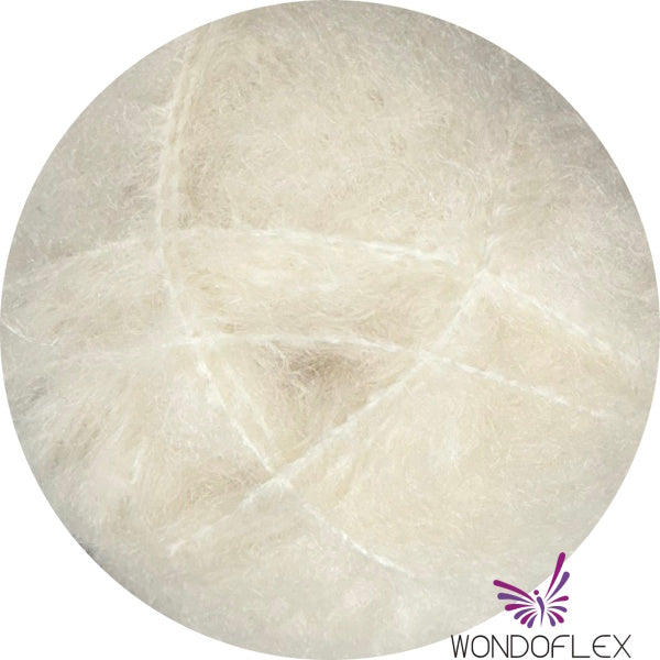 Brushed Mohair - Natural