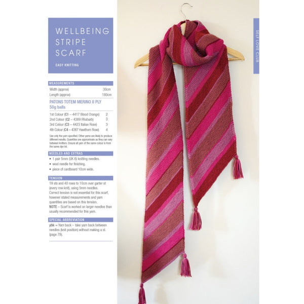 Wellbeing Stripe Scarf
