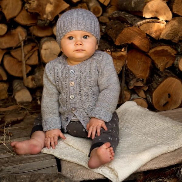 Jasper Cardi and Beanie