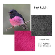 Vivienne Cowl Kit - Pink Robin