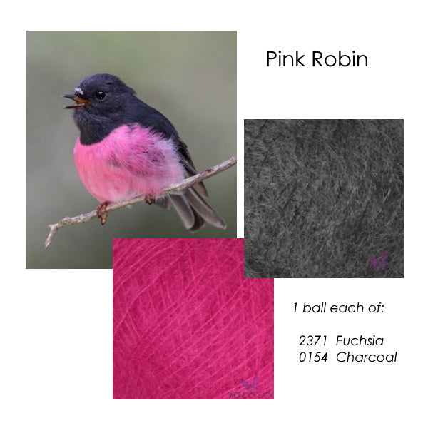Vivienne Cowl Kit - Pink Robin