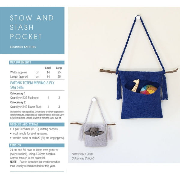 Stow and Stash Pocket