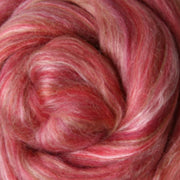Merino Silk Slivers - Pomegranate