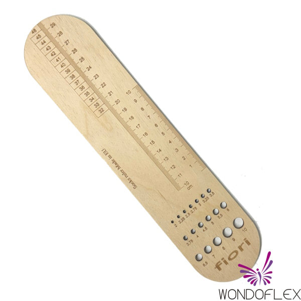 Sock Ruler & Needle Gauge