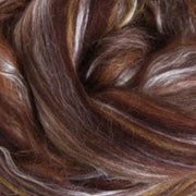 Merino Silk Slivers - Spice