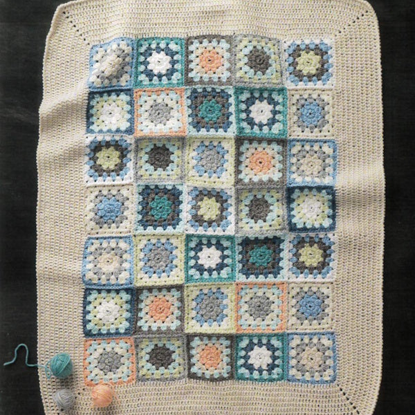 Style 1 Pram Blanket blues