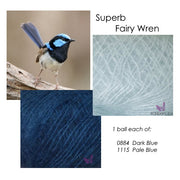 Vivienne Cowl Kit - Superb Fairy Wren