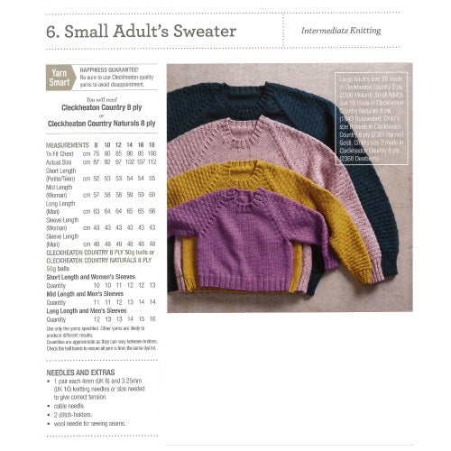 Small Adult Sweater Req