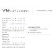 Whitney Jumper Requirements